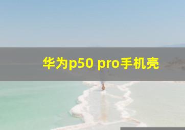 华为p50 pro手机壳